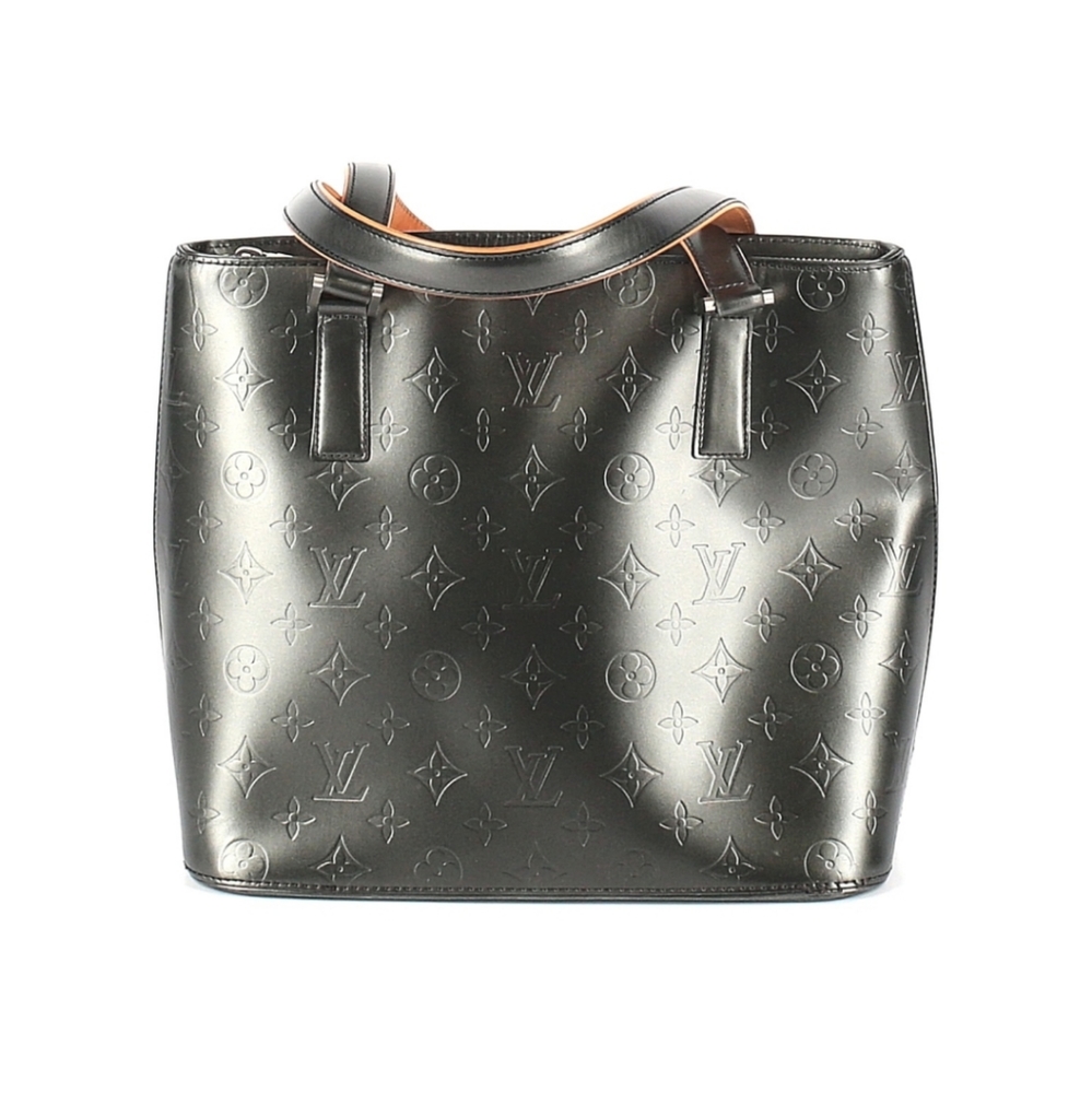Louis Vuitton graphite leather purse